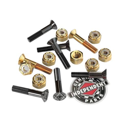 Suruburi Skateboard Independent Phillips 1'' - Black/Gold