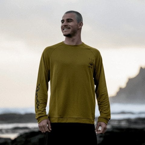 Lycra Barbati Ion Wetshirt LS - Gold Burst