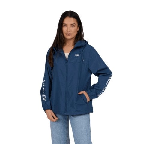 Geaca Dama Salty Crew Frits Windbreaker - Denim Blue