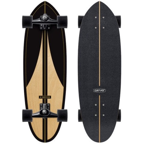 Surf Skate Carver Black Label CX Coal Satin 32.5'' - Carver Skateboards