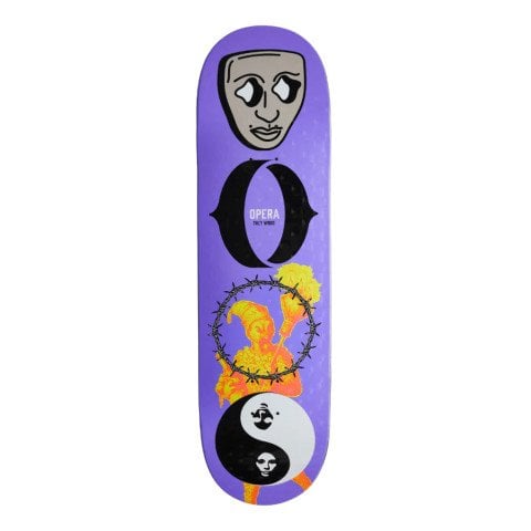 Placa Skateboard Opera Trey Wood Piece 8.25 - Purple - Opera