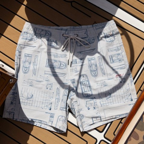 Pantaloni Scurti Barbati Salty Crew Whaler Volley - Bone
