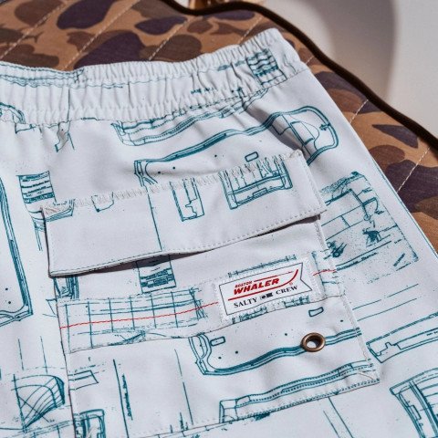 Pantaloni Scurti Barbati Salty Crew Whaler Volley - Bone