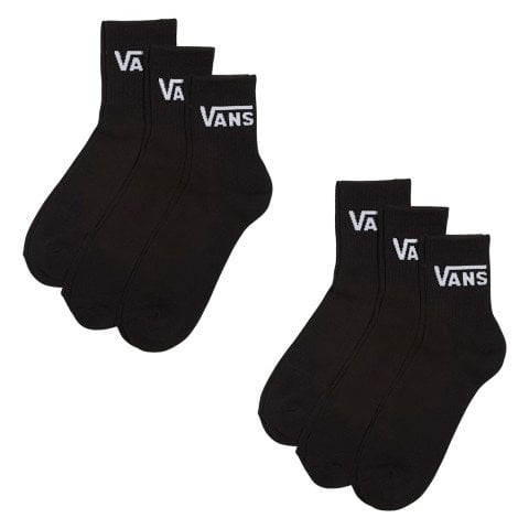Sosete Vans Classic Half (6 pairs) - Black - Vans