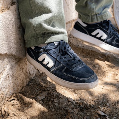 Skate Shoes Barbati Etnies Emerson X Fos - Navy White