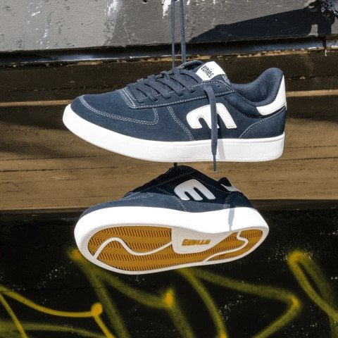 Skate Shoes Barbati Etnies Emerson X Fos - Navy White
