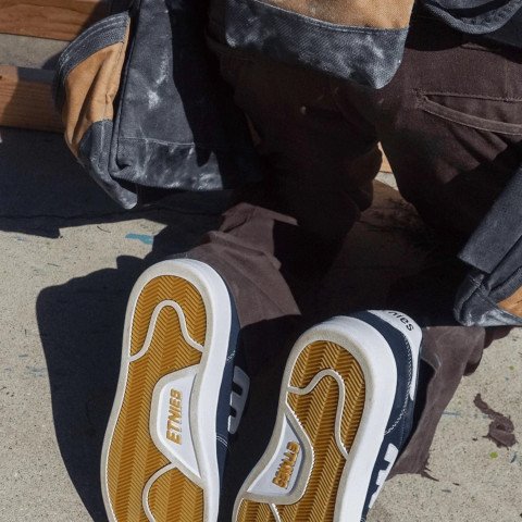 Skate Shoes Barbati Etnies Emerson X Fos - Navy White