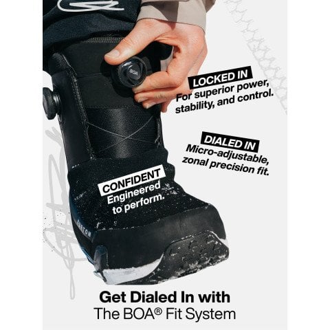 Boots Snowboard Femei Burton Mint BOA - Black