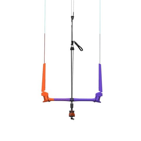 Bara Kiteboarding Duotone Trust Bar Quad Control disponibil la comanda - Purple/Bright Orange - Duotone