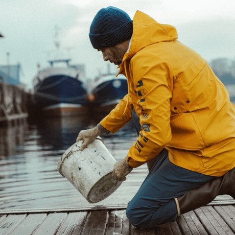 Jacheta/Pelerina Ploaie Unisex Salty Crew Seal Raincoat