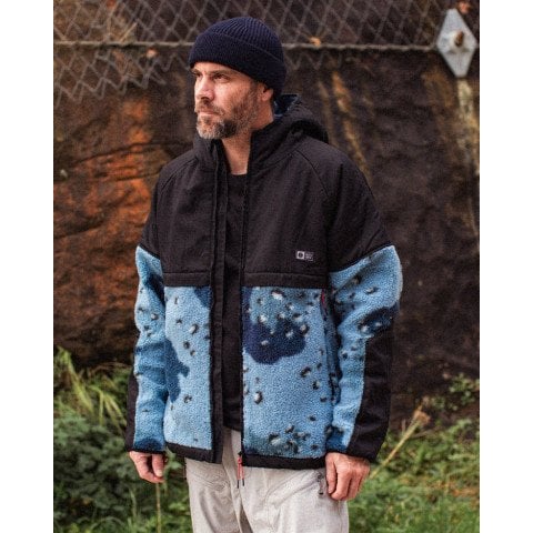 Jacheta Barbati Salty Crew Shield Sherpa - Blue Camo - Salty Crew
