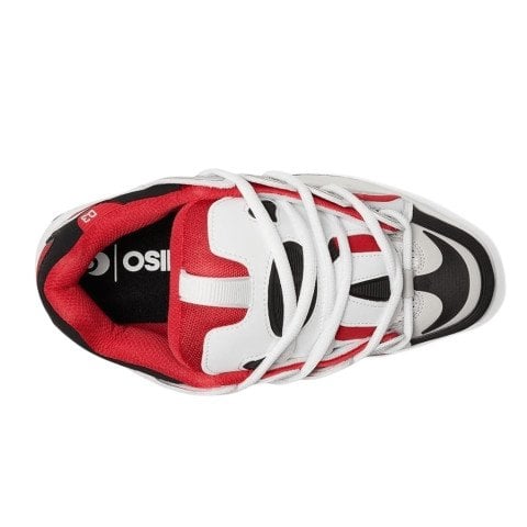 Skate Shoes Osiris D3 2001 - Red/White/Grey