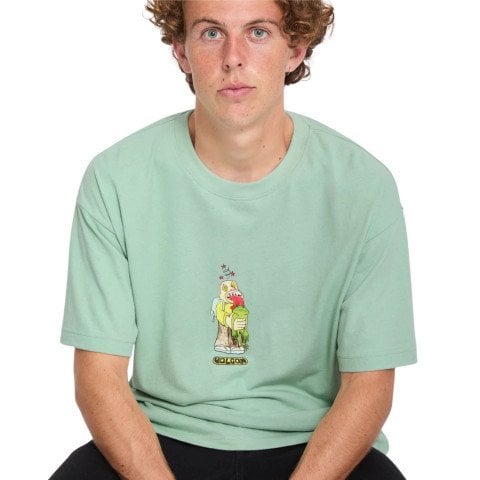 Tricou Barbati Volcom Acid Frog - Ice Green