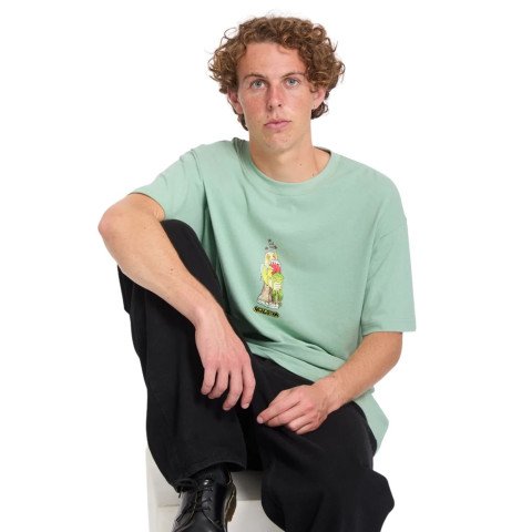 Tricou Barbati Volcom Acid Frog - Ice Green