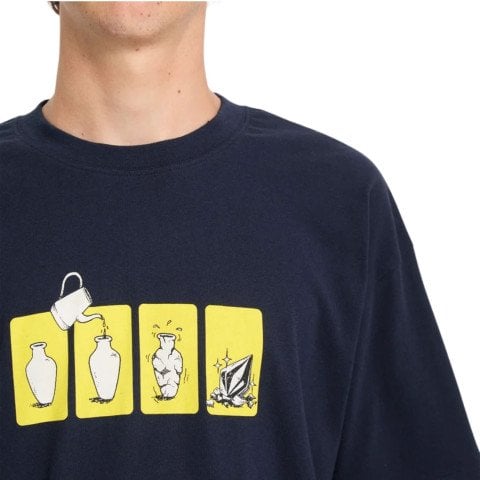 Tricou Barbati Volcom Before I Break - Marine