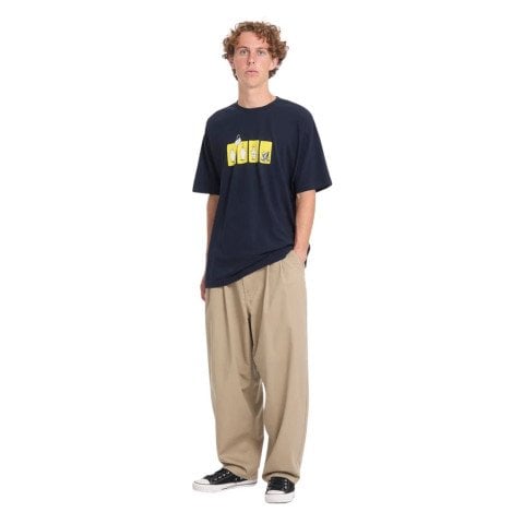 Tricou Barbati Volcom Before I Break - Marine