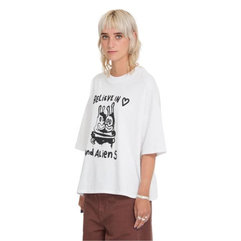 Tricou Dama Volcom Ozzy 3 - White