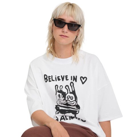 Tricou Dama Volcom Ozzy 3 - White