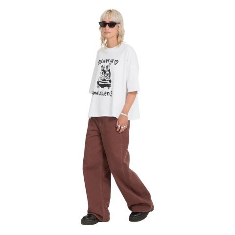 Tricou Dama Volcom Ozzy 3 - White