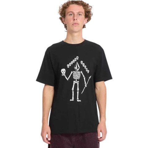 Tricou Barbati Volcom Felix Skull - Black