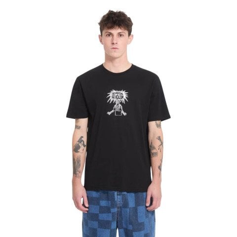 Tricou Barbati Volcom I Go Psycho - Black
