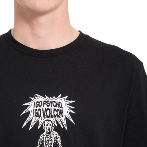 Tricou Barbati Volcom I Go Psycho - Black
