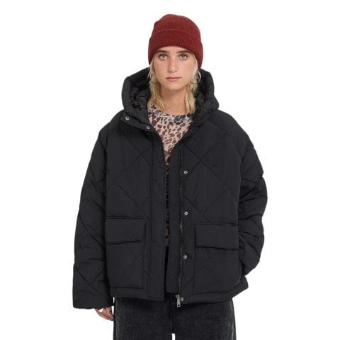 Geaca Dama Volcom Out Of Boxy Puff - Black