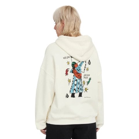 Hanorac Dama Volcom Radical Daze Up - Off White - Volcom