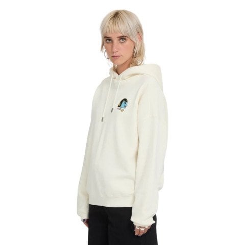 Hanorac Dama Volcom Radical Daze Up - Off White