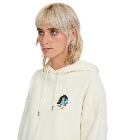 Hanorac Dama Volcom Radical Daze Up - Off White