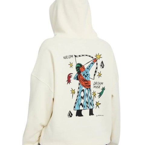 Hanorac Dama Volcom Radical Daze Up - Off White