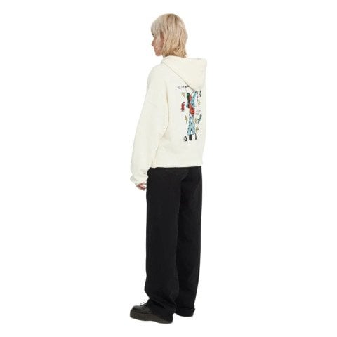 Hanorac Dama Volcom Radical Daze Up - Off White