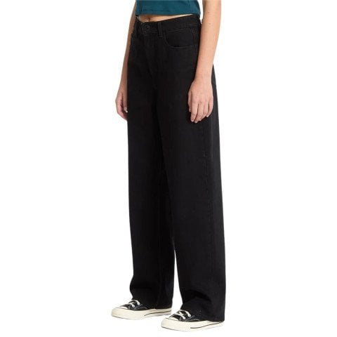 Pantaloni Dama Volcom Weellow II Denim - Black
