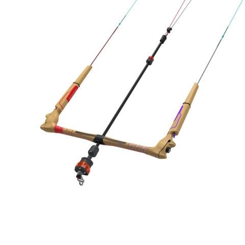 Bara Kiteboarding Click Bar Quad Control - Sand/Red