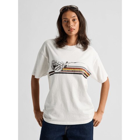 Tricou Aniversar Burton 50th 90's - Stout White