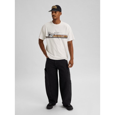 Tricou Aniversar Burton 50th 90's - Stout White