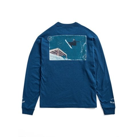Tricou Aniversar LS Burton 50th 90's - Selvedge Blue