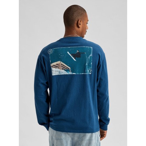 Tricou Aniversar LS Burton 50th 90's - Selvedge Blue