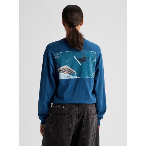 Tricou Aniversar LS Burton 50th 90's - Selvedge Blue