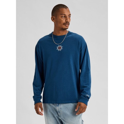 Tricou Aniversar LS Burton 50th 90's - Selvedge Blue