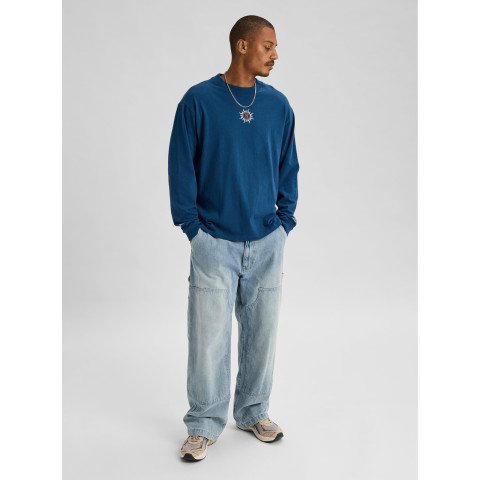 Tricou Aniversar LS Burton 50th 90's - Selvedge Blue