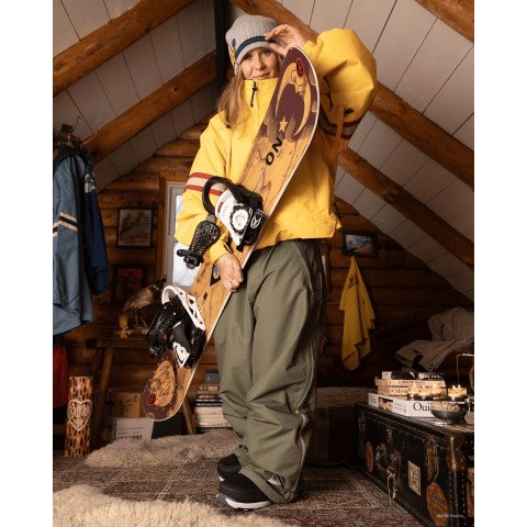 Pantaloni Snowboard/Ski Aniversari Burton 90's BIO - Stale Green